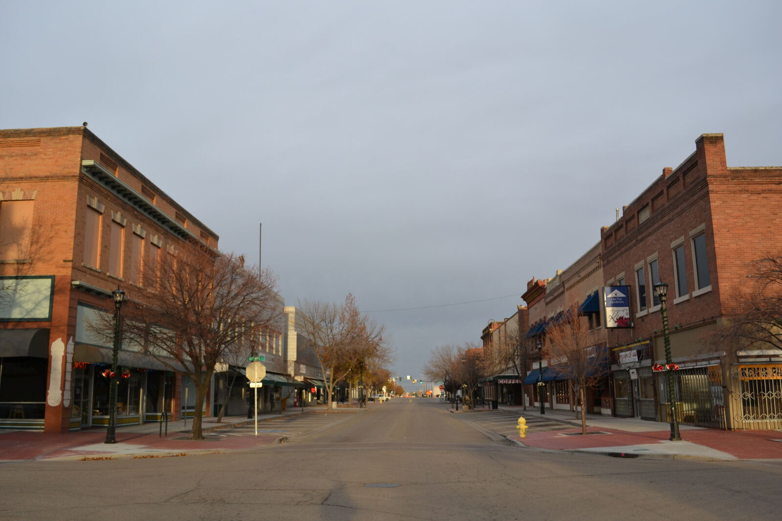 Historic downtown district of Nampa Idaho